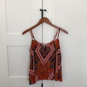 Bohemian silk top